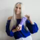 Keltaisuutta poistava HAIR JAZZ -hoitoaine vaaleille ja harmaille hiuksille 